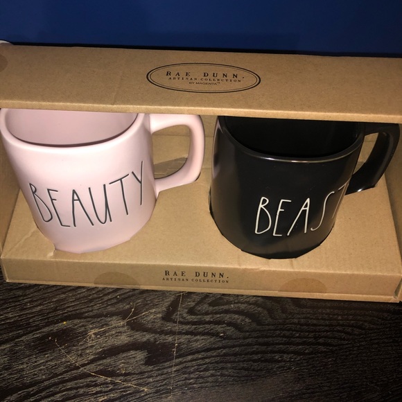 NWT Rae Dunn “Beauty & “Beast” mug gift set - Picture 4 of 4